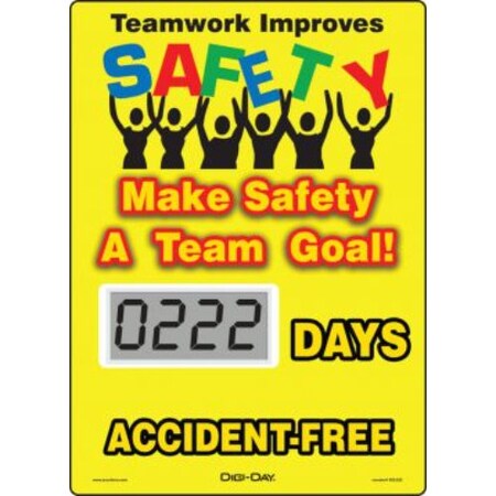 Accuform MINI DIGIDAY ELECTRONIC SCOREBOARDS SCL222 SCL222